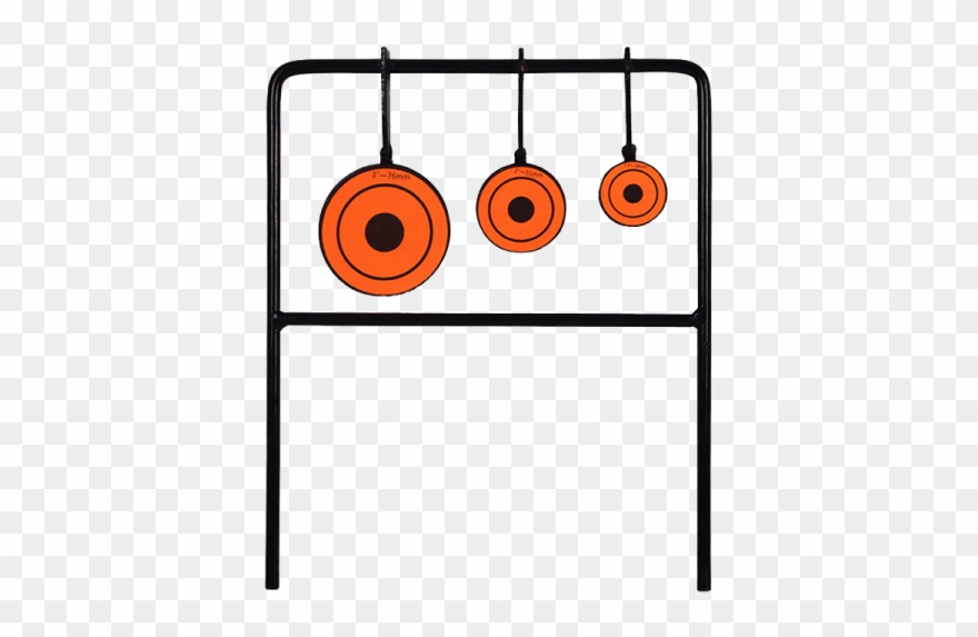 3 Steel Shooting Targets - Shooting Sports Clipart