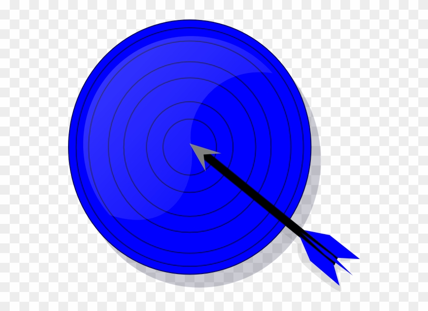 Blue Target Svg Clip Arts 600 X 559 Px - Png Download