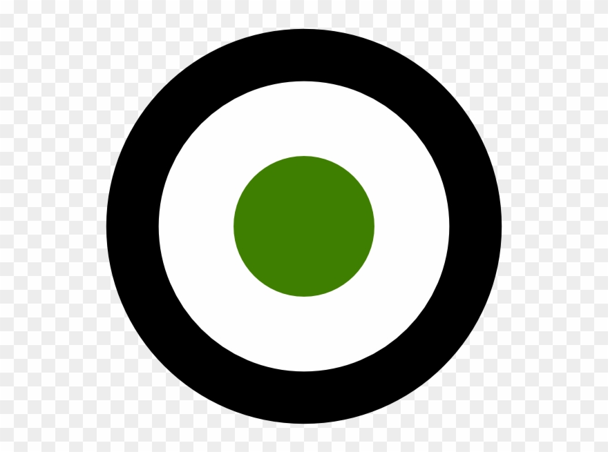 This Free Clip Arts Design Of Target Black Green - Png Download
