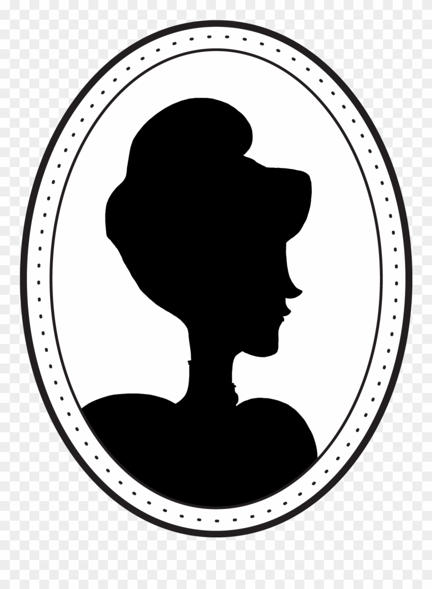 Clip Royalty Free Madge Of Truth Cara Rowlands Laura - Victorian Cameo Silhouette - Png Download