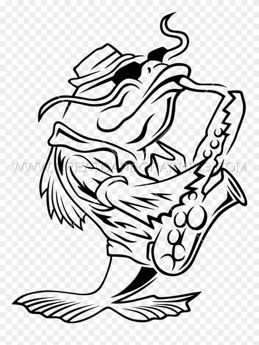 Production Ready Artwork For - Lele Hitam Putih Clipart