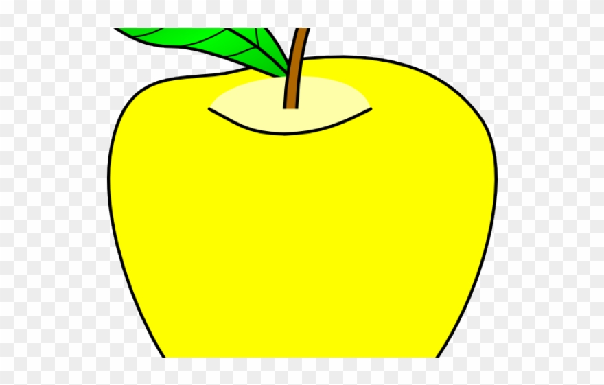 Apple Clipart Yellow - Png Download