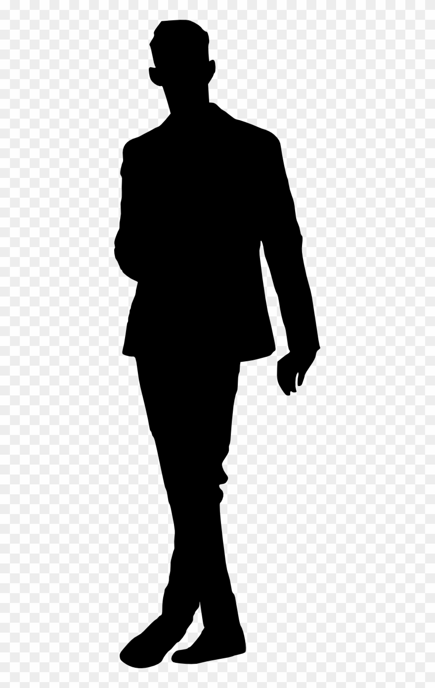 Man Silhouette - Piper Silhouette Clipart