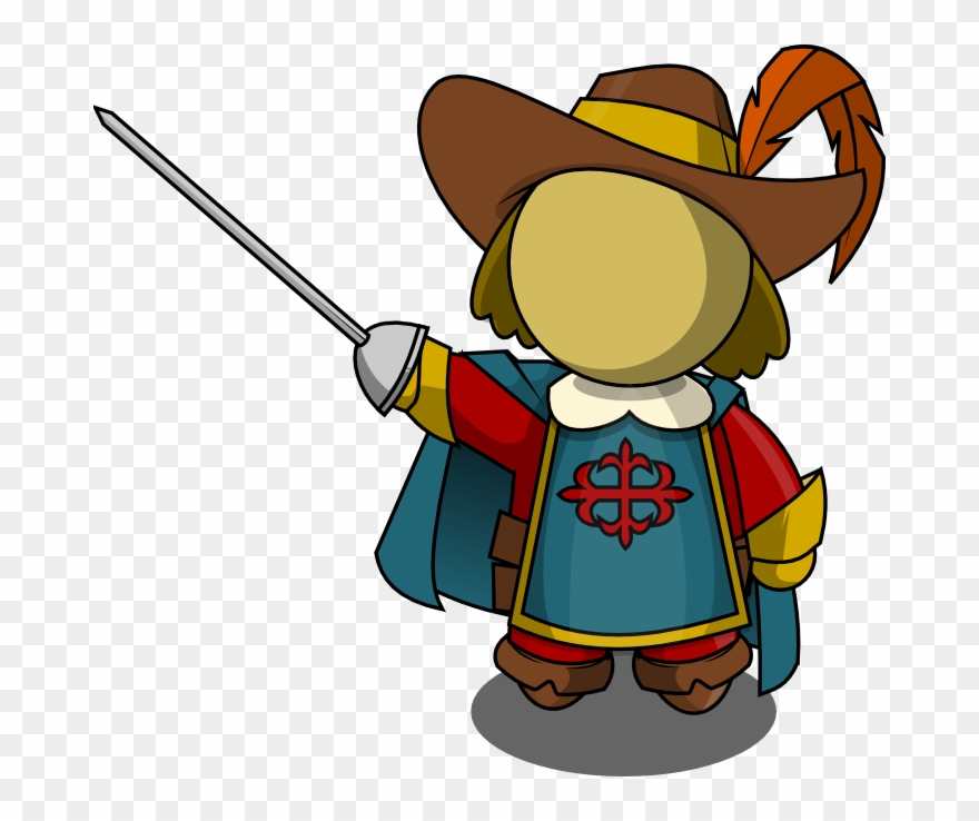 Collection Of High Quality Free To - Dibujo De Un Mosquetero Clipart