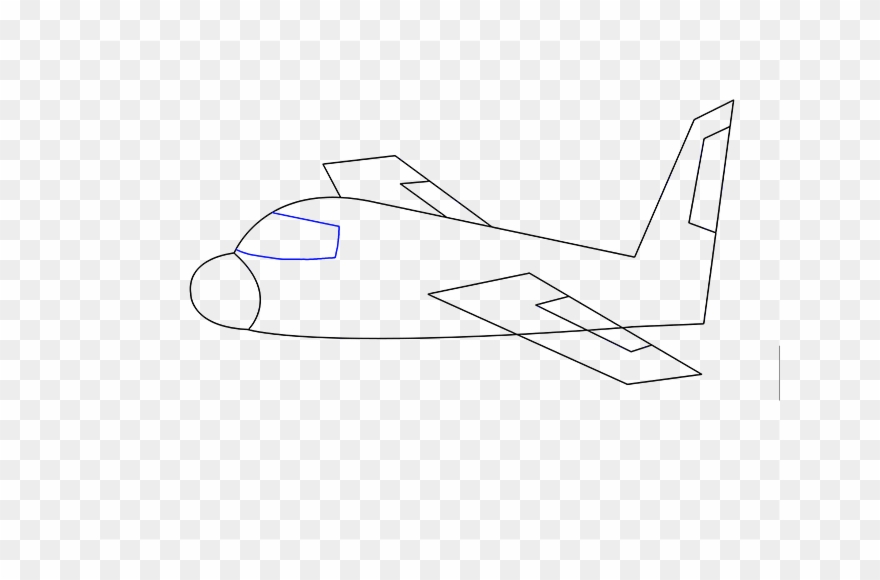 Drawing Airplane Aeroplan Free Download - Sketch Clipart