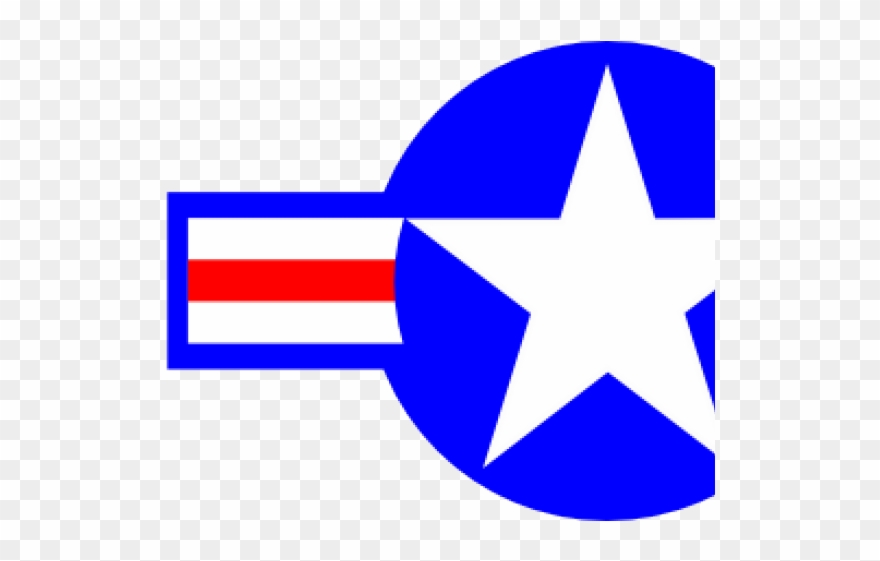 Airplane Clipart Usa - Us Air Force Ww2 Logo - Png Download