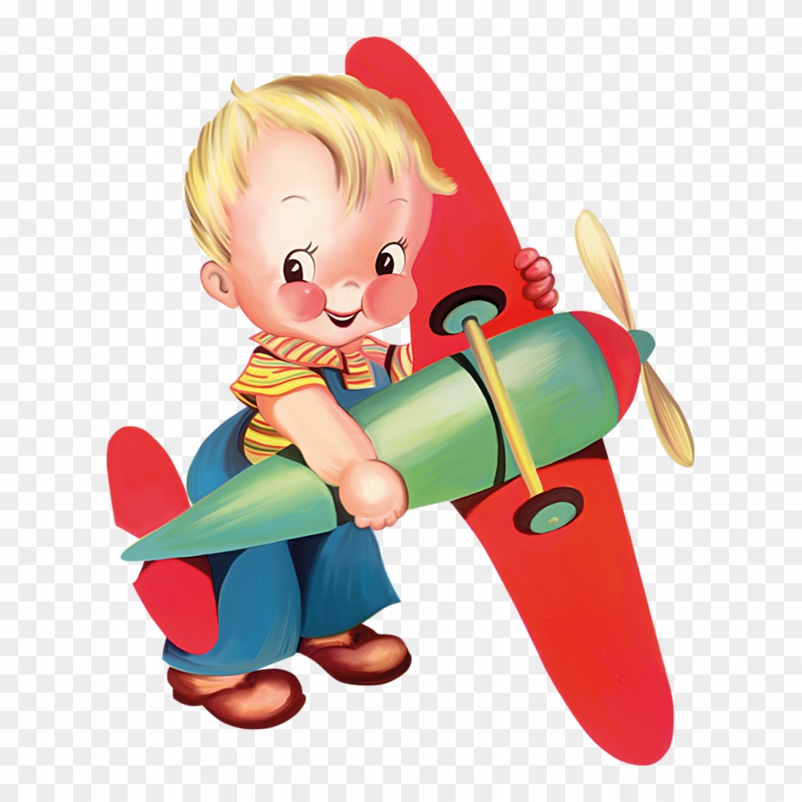 Фотки Vintage Cards, Airplanes, Aviation, Little Girls, - Greeting Card Clipart