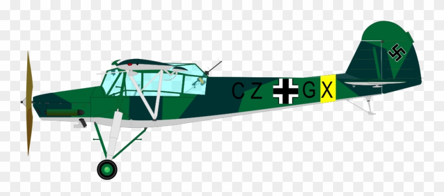 Clip Art Details - Fieseler Fi 156 Storch - Png Download