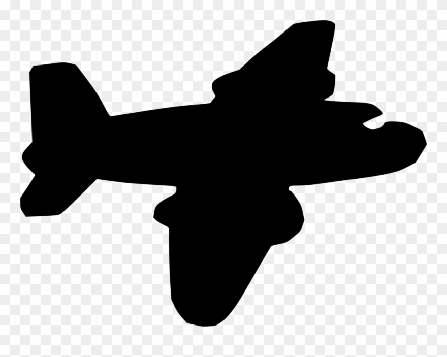 Airplane Fixed-wing Aircraft Computer Icons Drawing - Bomber Clip Art - Png Download