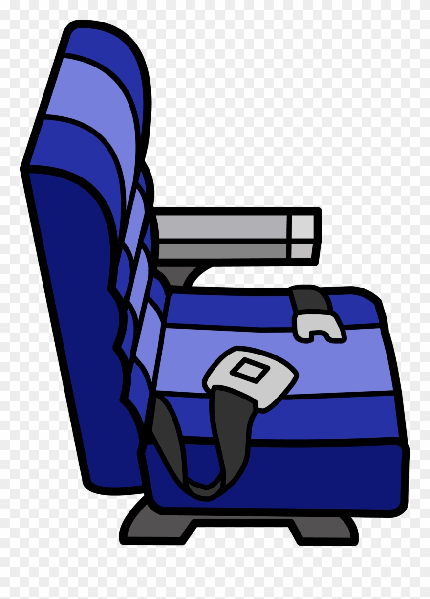 Airplane Clipart Chair - Plane Seat Clipart Png Transparent Png