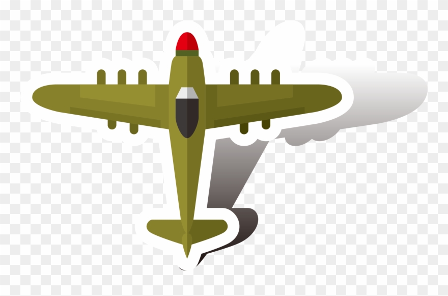 Airplane Bomber Second Aircraft - Bomber Clipart