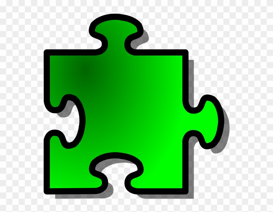 Green Jigsaw - You Puzzle Piece Clipart - Png Download