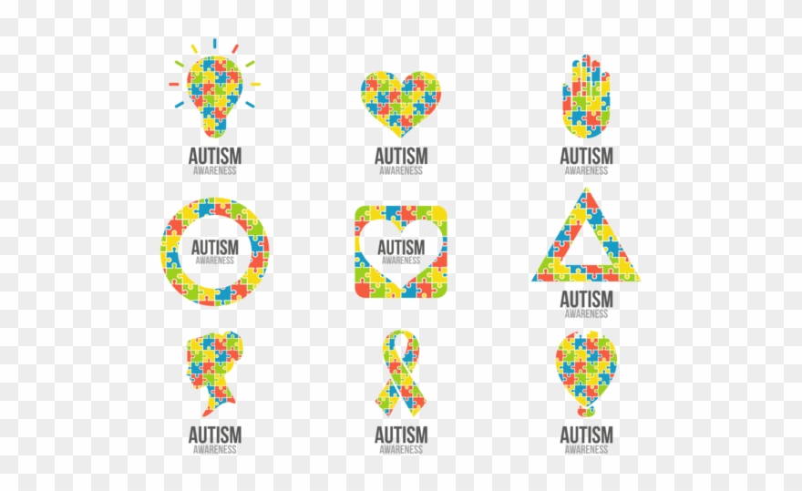 Colorful Puzzle Symbol Of Autism - Autismo Icon Clipart