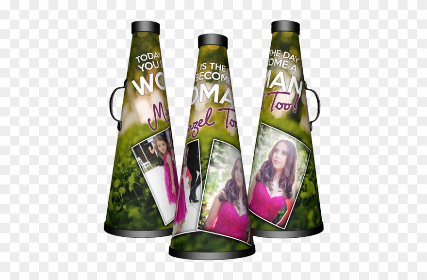Your Bat Mitzvah Guests, Dads Supported You And Will - Glass Bottle Clipart