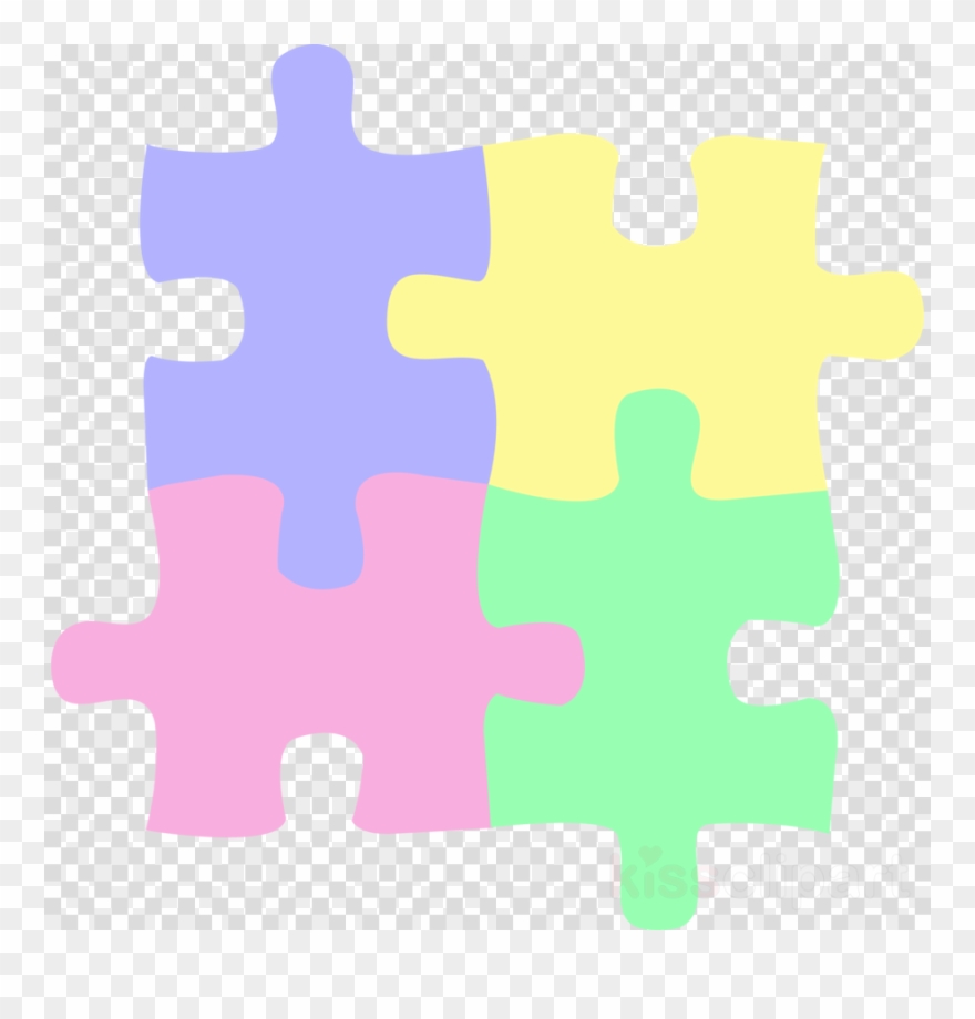 Pastel Puzzle Pieces Clipart Jigsaw Puzzles Clip Art - Animal World Country Kitchen Checkerboard Donkey All - Png Download