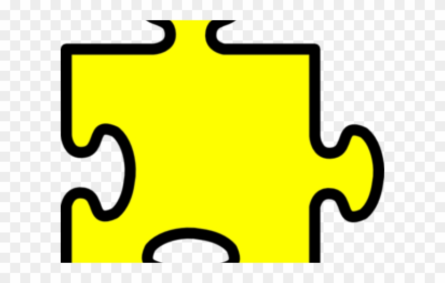 Pice Clipart Puzzle Peice - Separated Jigsaw Puzzle - Png Download