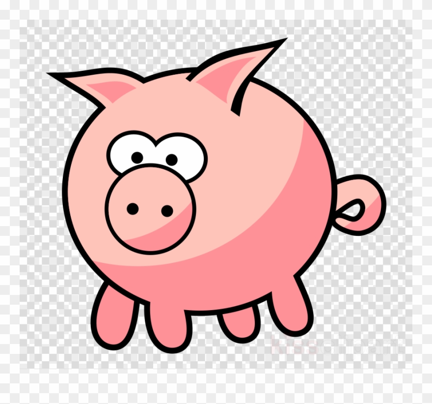 Farm Animals Clipart Cattle Livestock Clip Art - Pink Cartoon Pig Png Transparent Png