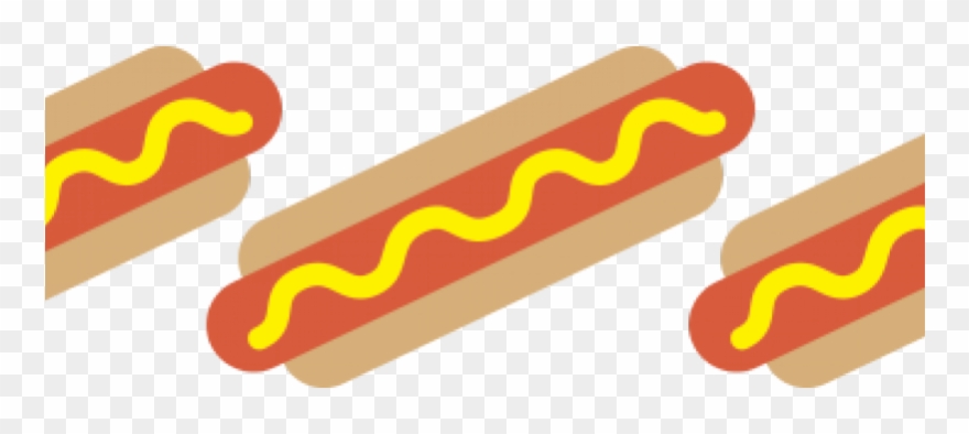Hotdog Clipart Food Ballpark - Transparent Hot Dog - Png Download