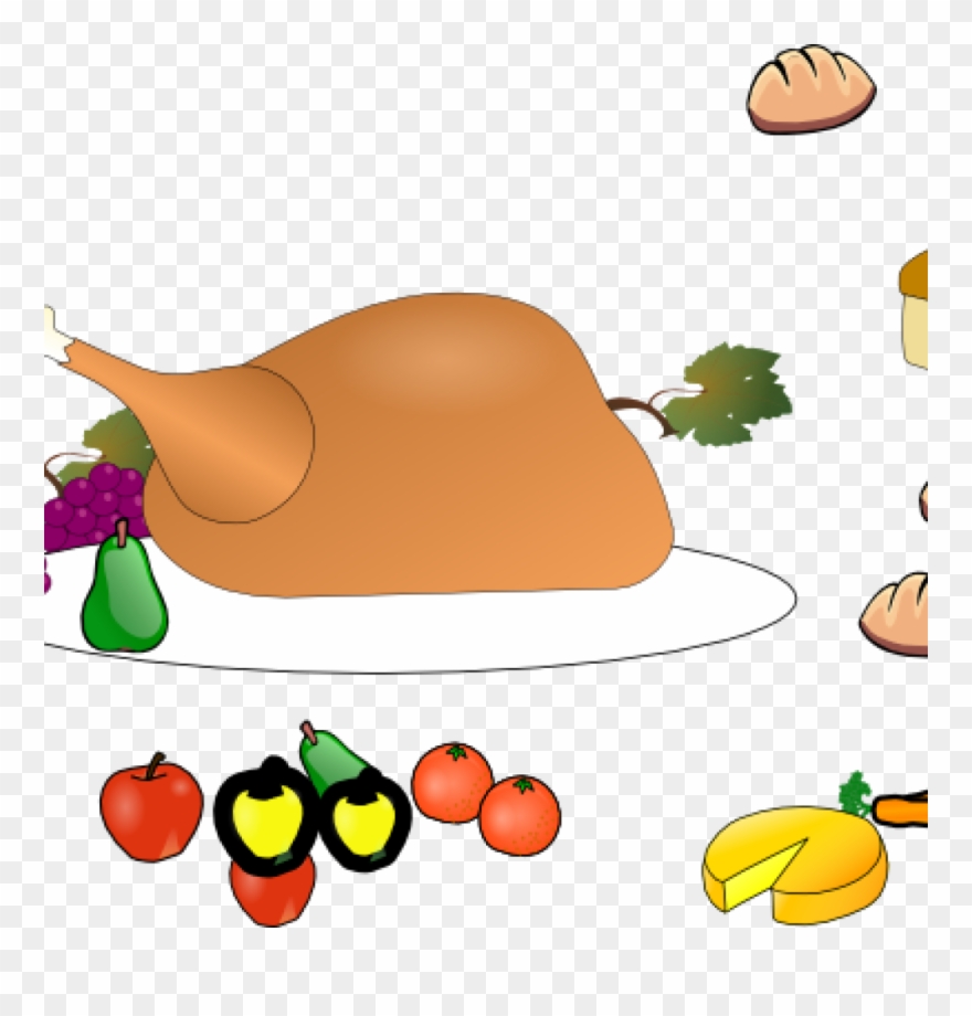 Thanksgiving Dinner Images Clip Art Flower Clipart - Thanksgiving Clip Art Free - Png Download