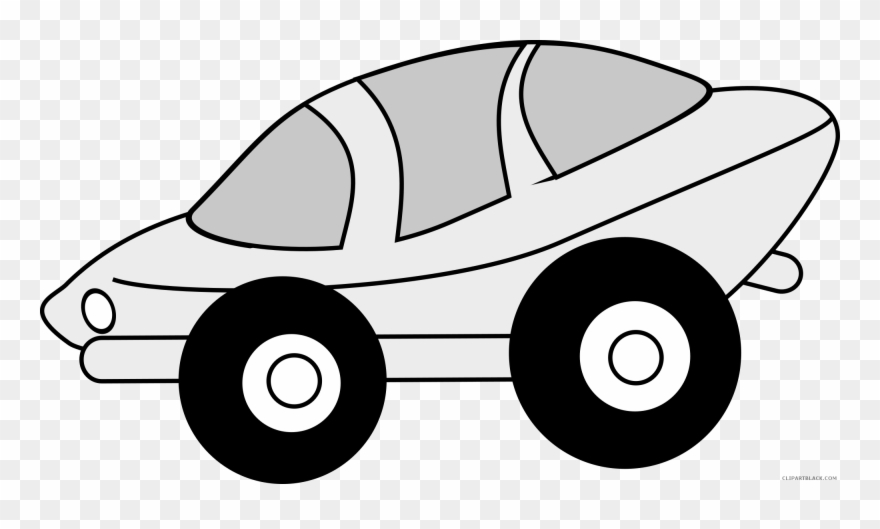 Library Black And White Race Car Clipart - Animated Cars - Png Download