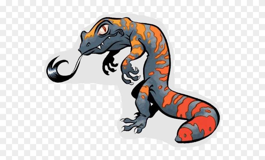 Let's Make Mexico Great Again - Cartoon Gila Monster Lizard Clipart
