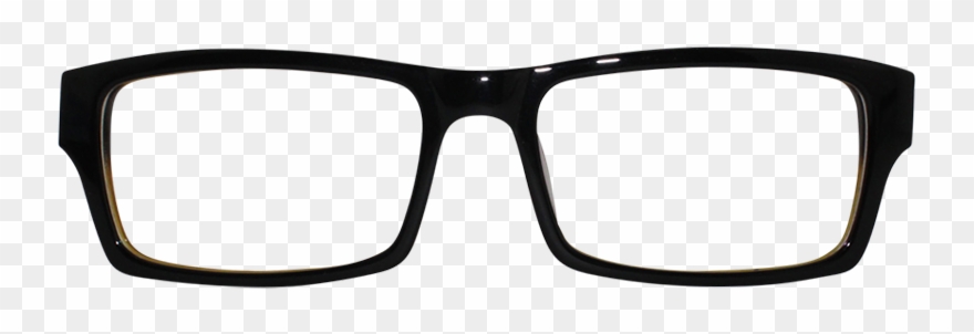 Clip Art Freeuse Stock Black Frame Glasses Startups - Lunette Du Vue - Png Download