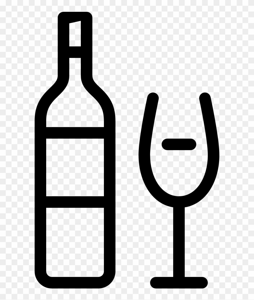 Drink Wine White Bottle Glass - Wine Clipart
