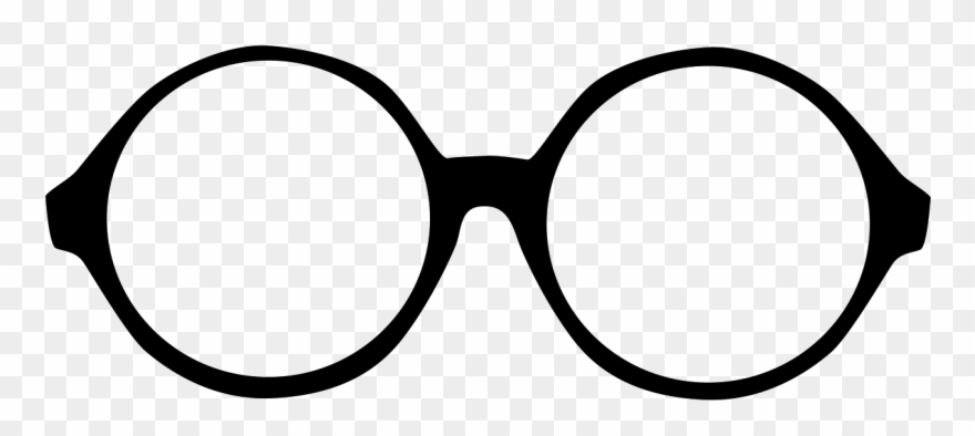 Graphic Library Stock Clip Glasses Round - Gambar Kacamata Foto Booth - Png Download