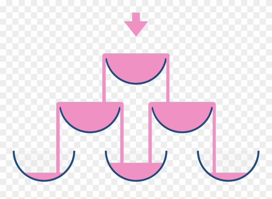 After Four Cups Of Champagne Are Poured, The Third - Champagne Glass Pyramid Pouring Clipart