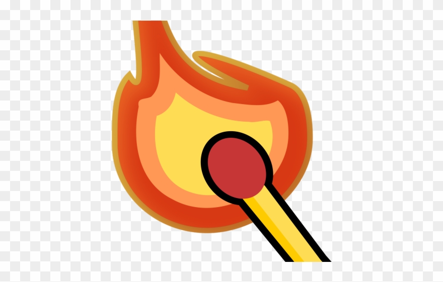 Match Clipart Lit - Cartoon Match Png Transparent Png