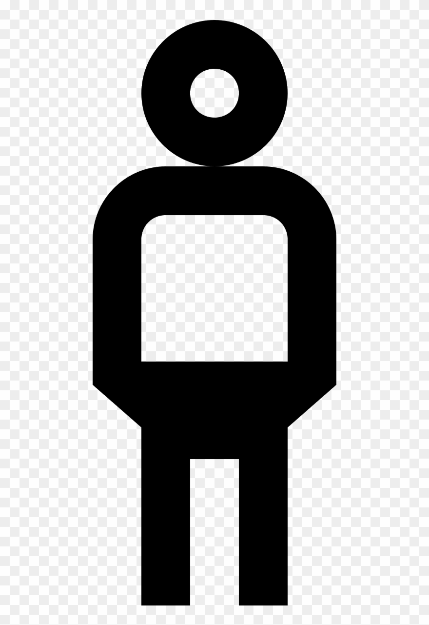 Swimmer Back View Icon - Person Clipart