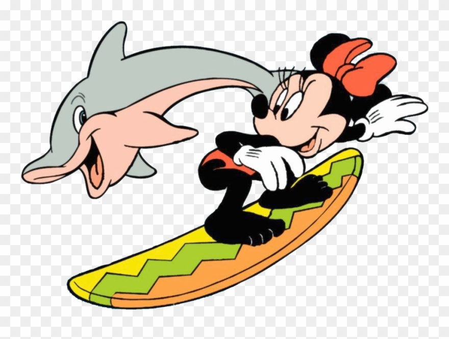 Minnie Mouse Daisy Duck Beach Clipart