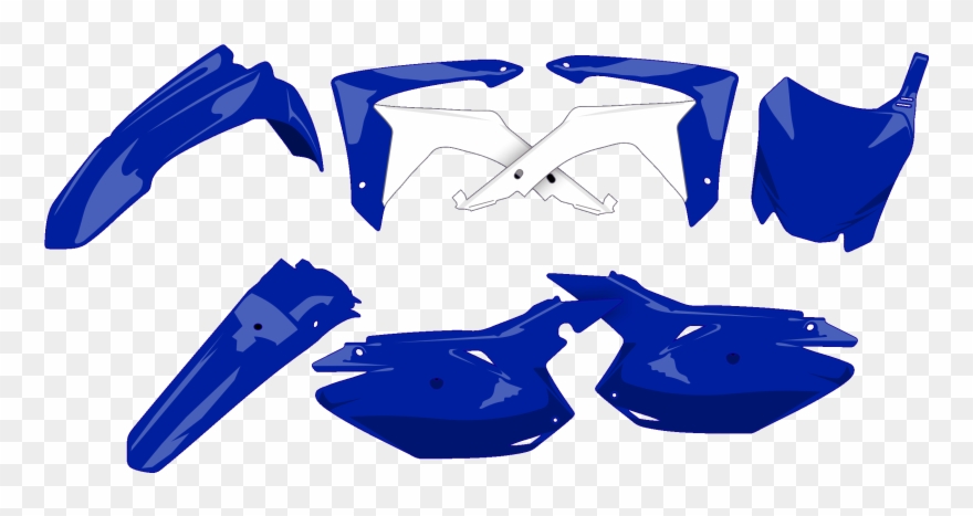 Complete Replacement Plastic Kit For Yamaha Yz85 - Yamaha Yz125 Clipart