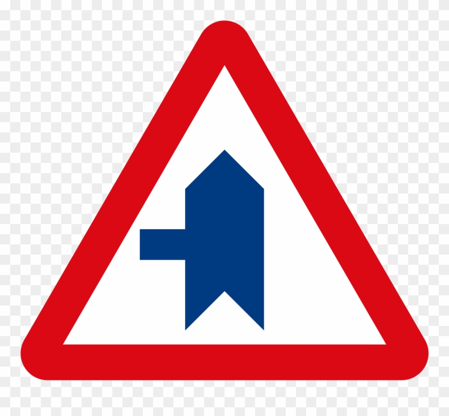 Open - Ana Yol Tali Yol Kavşağı Clipart