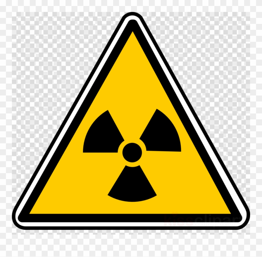 Danger Radiations Clipart Hazard Symbol Radioactive - Radioactive Trefoil - Png Download