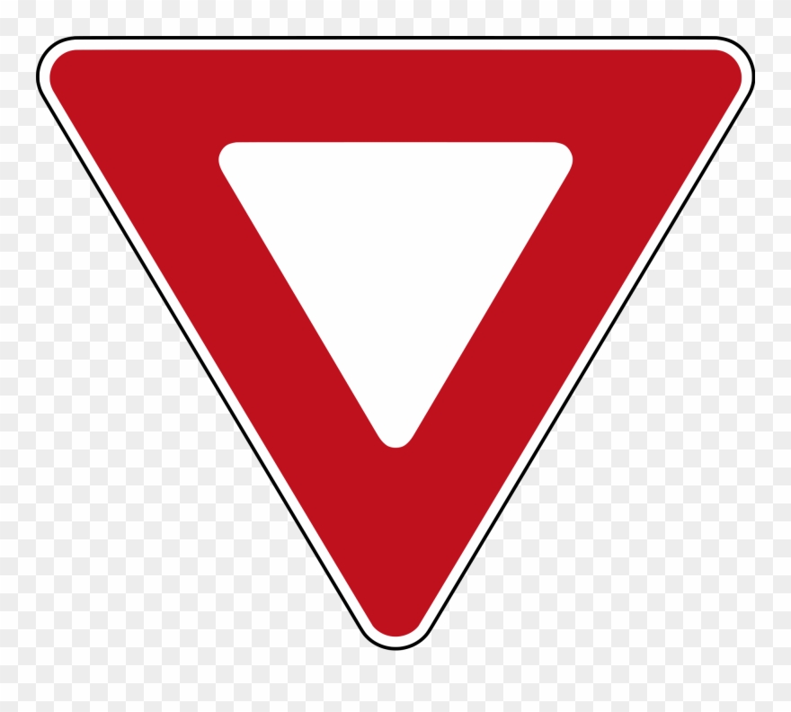 Yield Means You Must Give The Right Of Way To Other - Yield Sign Canada Clipart