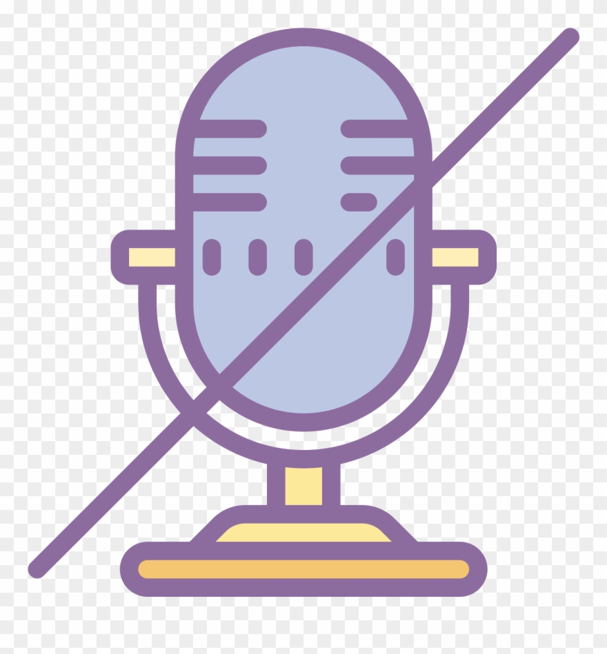 It's A Logo Of A Microphone - Microphone Line Icon Clipart