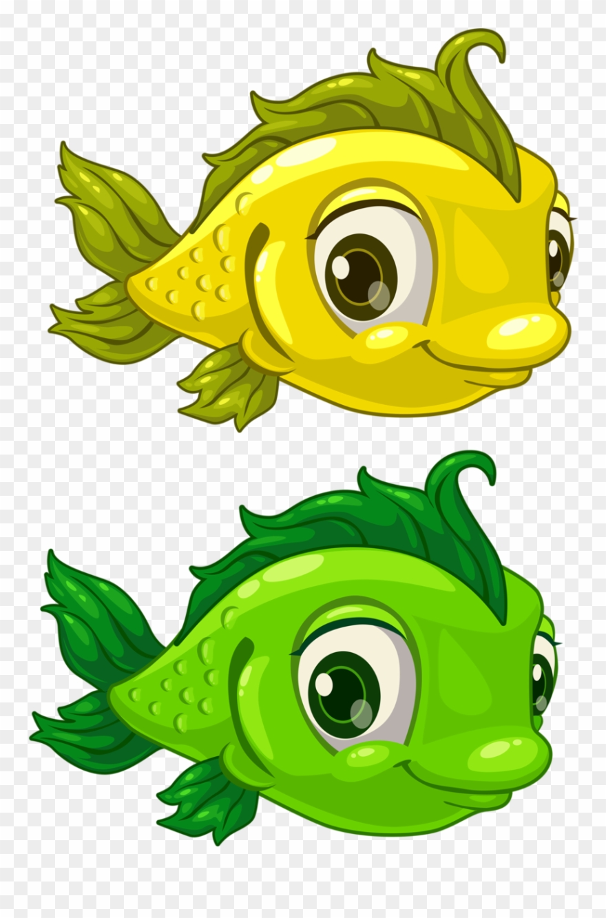 Find This Pin And More On Marine Life Clipart - Pink And Purple Fish Cartoon - Png Download