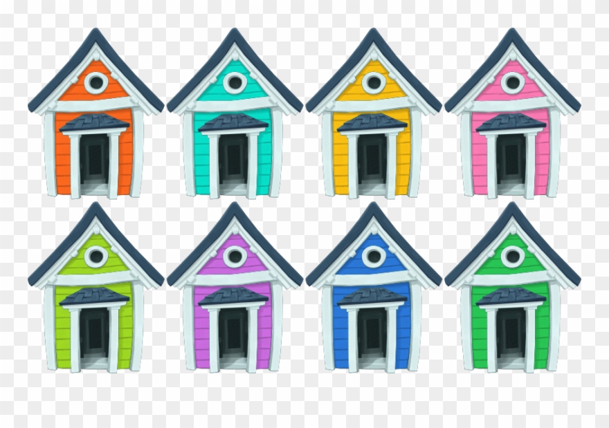 Seaside House Sf House Level 1 Colors - House Clipart