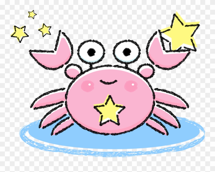 Constellation Cartoon Zodiac Clip Art Cute Crab - 星座我最大之巨蟹愛很大! - Png Download