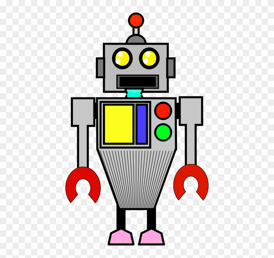 Droide Drawing Robot Technology Stock - Openclipart - Png Download