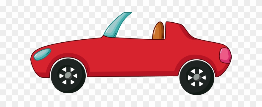 Png Kırmızı Araba Resmi - Kabriolet Rysunek Clipart