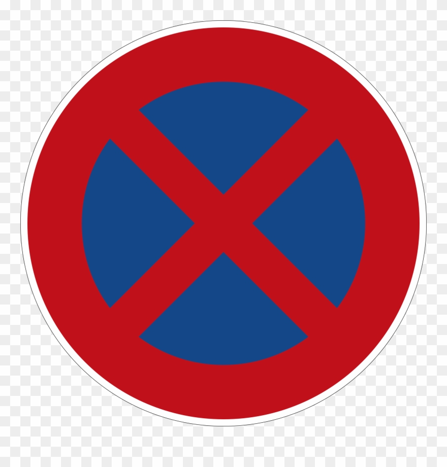 Open - Waiting Restrictions Road Sign Clipart