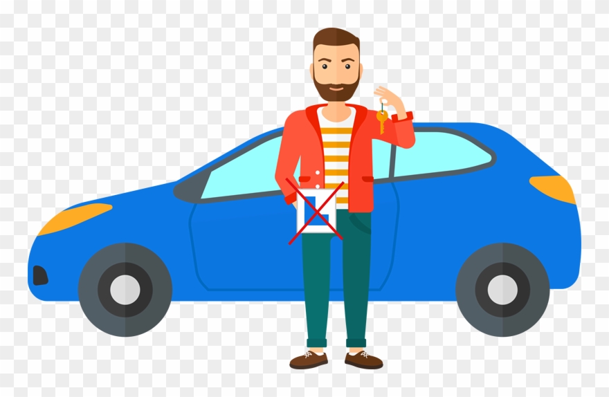 Auto Fahren Lernen Bei Werner Baumann - Vector Graphics Clipart