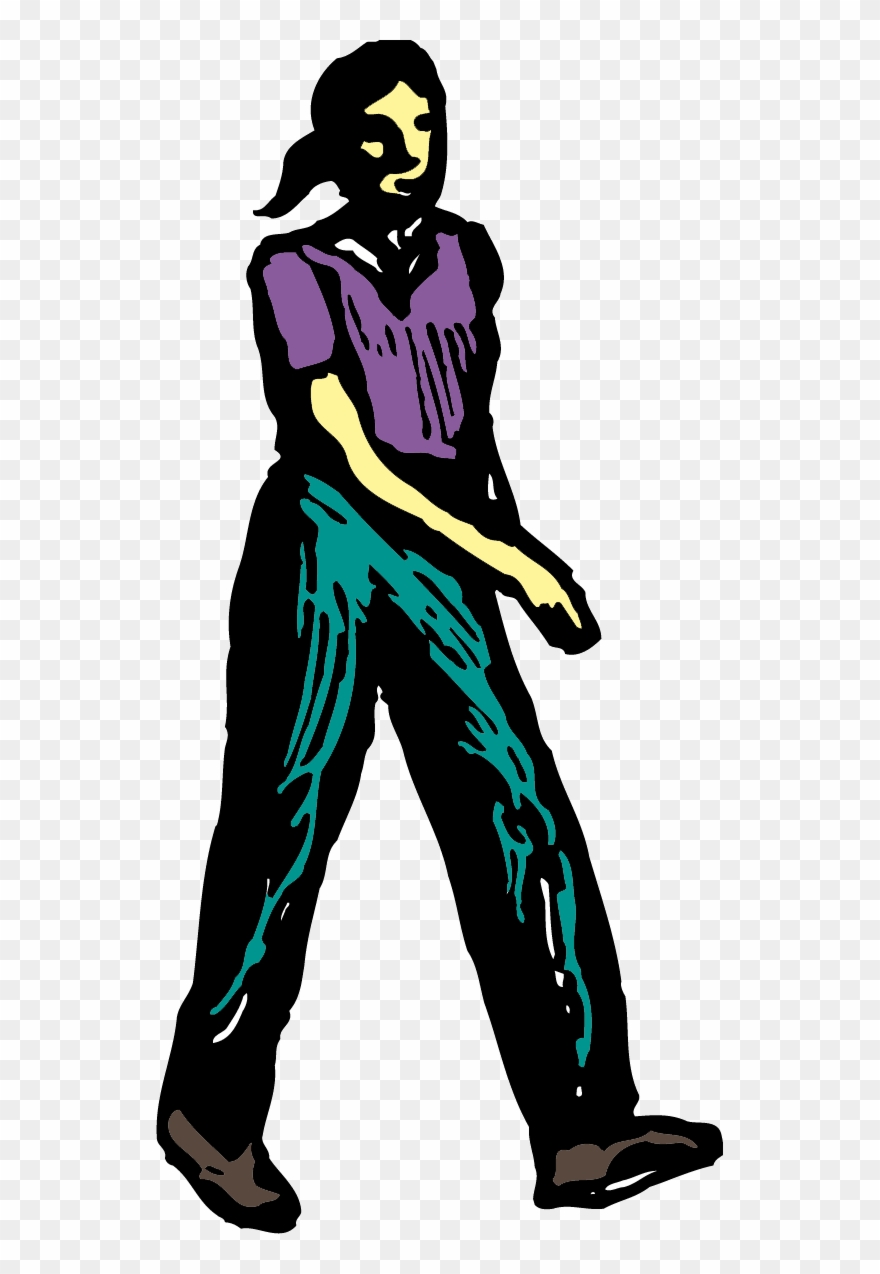 Fussgänger Sind Wahrscheinlich Intelligenter Als Autofahrer - Illustration Clipart