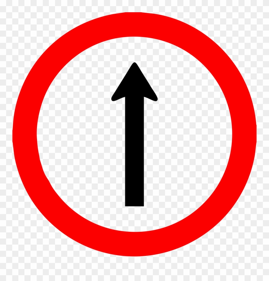 Geradeaus - Traffic Clipart