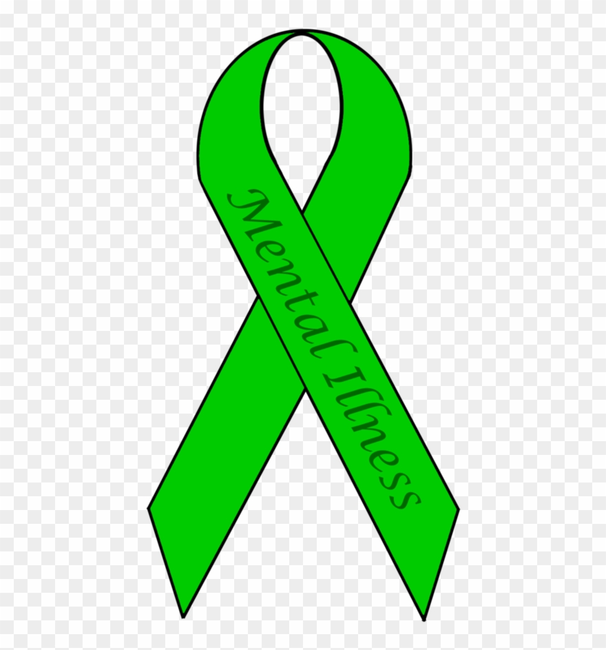 Another Frazzled Mommy - Transparent Mental Health Ribbon Clipart