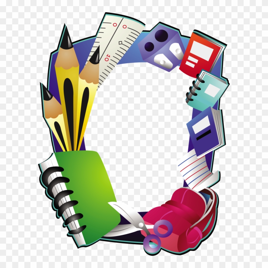 Frame Escolar Png - Frame Border Design For School Clipart