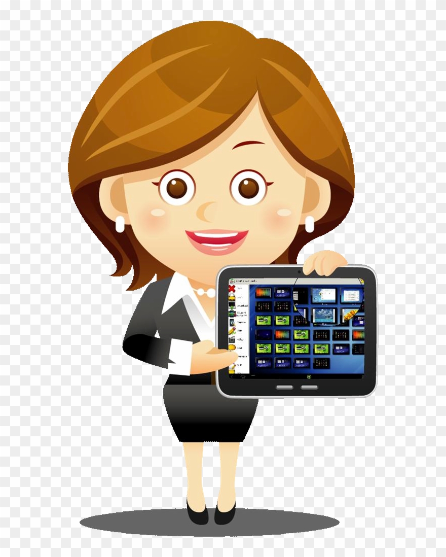 Image Result For Clip Art In Tablets In Classroom - Radix Smart Class - Png Download