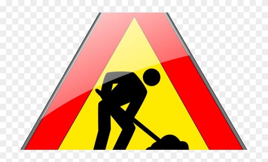 Work Party Saturday 19th March - Safety Signage Man At Work Clipart